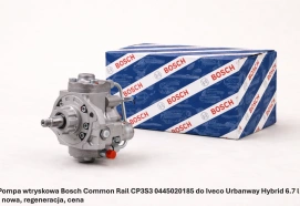 Pompa wtryskowa Bosch Common Rail CP3S3 0445020185 do Iveco Urbanway Hybrid 6.7 l - nowa, regeneracja, cena