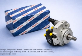 Pompa wtryskowa Bosch Common Rail CP3S3 0445020043 do Volkswagen Delivery 8.160 / 9.160 / 10.160, 3.8 ISF - nowa, regeneracja, cena