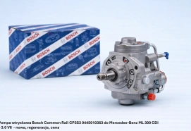 Pompa wtryskowa Bosch Common Rail CP3S3 0445010363 do Mercedes–Benz ML 300 CDI – 3.0 V6 - nowa, regeneracja, cena