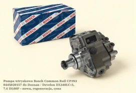 Pompa wtryskowa Bosch Common Rail CP3S3 0445020157 do Doosan / Develon DX340LC-5, 7.6 DL08P - nowa, regeneracja, cena
