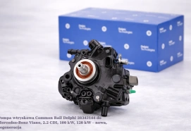 Pompa wtryskowa Common Rail Delphi 28343144 do Mercedes-Benz Viano, 2.2 CDI, 100 kW, 120 kW – nowa, regeneracja