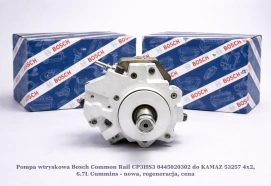 Pompa wtryskowa Bosch Common Rail CP3HS3 0445020302 do KAMAZ 53257 4x2, 6.7L Cummins - nowa, regeneracja, cena
