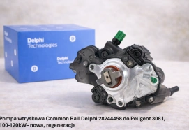 Pompa wtryskowa Common Rail Delphi 28244458 do Peugeot 308 I, 100-120kW– nowa, regeneracja