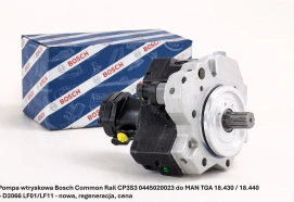 Pompa wtryskowa Bosch Common Rail CP3S3 0445020023 do MAN TGA 18.430 / 18.440 – D2066 LF01/LF11 - nowa, regeneracja, cena