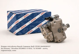 Pompa wtryskowa Bosch Common Rail CP3S3 0445020157 do Doosan / Develon DX300LC-5 SLR – 7.6 DL08P - nowa, regeneracja, cena