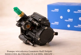 Pompa wtryskowa Common Rail Delphi 9424A110A do Citroën C5 2.0 HDi, 100 kW – nowa, regeneracja