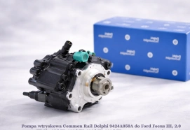 Pompa wtryskowa Common Rail Delphi 9424A050A do Ford Focus III, 2.0 TDCi, 85 kW, 103 kW, 100 kW, 120 kW – nowa, regeneracja