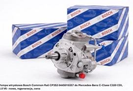 Pompa wtryskowa Bosch Common Rail CP3S3 0445010357 do Mercedes-Benz C-Class C320 CDI, 3.0 V6 - nowa, regeneracja, cena