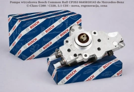 Pompa wtryskowa Bosch Common Rail CP3S3 0445010143 do Mercedes-Benz C-Class C200 / C220, 2.1 CDI - nowa, regeneracja, cena