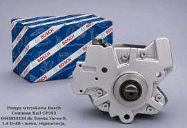 Pompa wtryskowa Bosch Common Rail CP3S3 0445010134 do Toyota Verso-S, 1.4 D-4D - nowa, regeneracja, cena