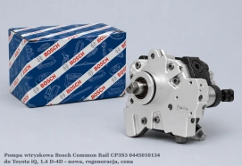 Pompa wtryskowa Bosch Common Rail CP3S3 0445010134 do Toyota iQ, 1.4 D-4D - nowa, regeneracja, cena