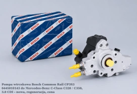 Pompa wtryskowa Bosch Common Rail CP3S3 0445010143 do Mercedes-Benz C-Class C320 / C350, 2.1 CDI - nowa, regeneracja, cena