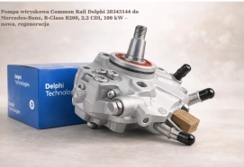 Pompa wtryskowa Common Rail Delphi 28343144 do Mercedes-Benz, B-Class B200, 2.2 CDI, 100 kW – nowa, regeneracja