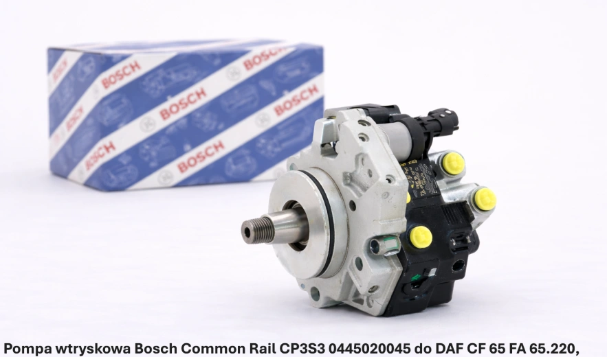 Pompa wtryskowa Bosch Common Rail CP3S3 0445020045 do DAF CF 65 FA 65.250, GR 184 S1- nowa, regeneracja, cena