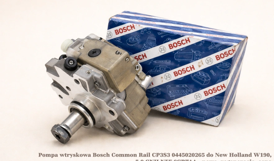 Pompa wtryskowa Bosch Common Rail CP3S3 0445020265 do New Holland W190, 5.9 CNH NEF 6CRTAA - nowa, regeneracja, cena