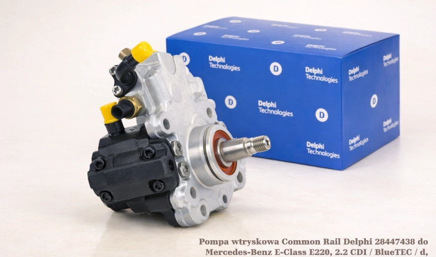 Pompa wtryskowa Common Rail Delphi 28447438 do Mercedes-Benz E-Class E220, 2.2 CDI / BlueTEC / d, 120 kW, 125 kW – nowa, regeneracja