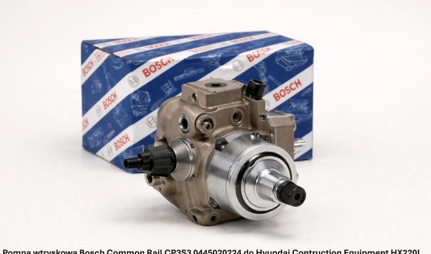 Pompa wtryskowa Bosch Common Rail CP3S3 0445020224 do Hyundai Contruction Equipment HX220L, Cummins QSB6.7 - nowa, regeneracja, cena