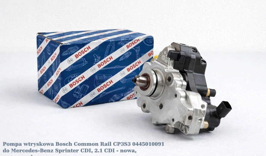 Pompa wtryskowa Bosch Common Rail CP3S3 0445010091 do Mercedes-Benz Sprinter CDI, 2.1 CDI - nowa, regeneracja, cena