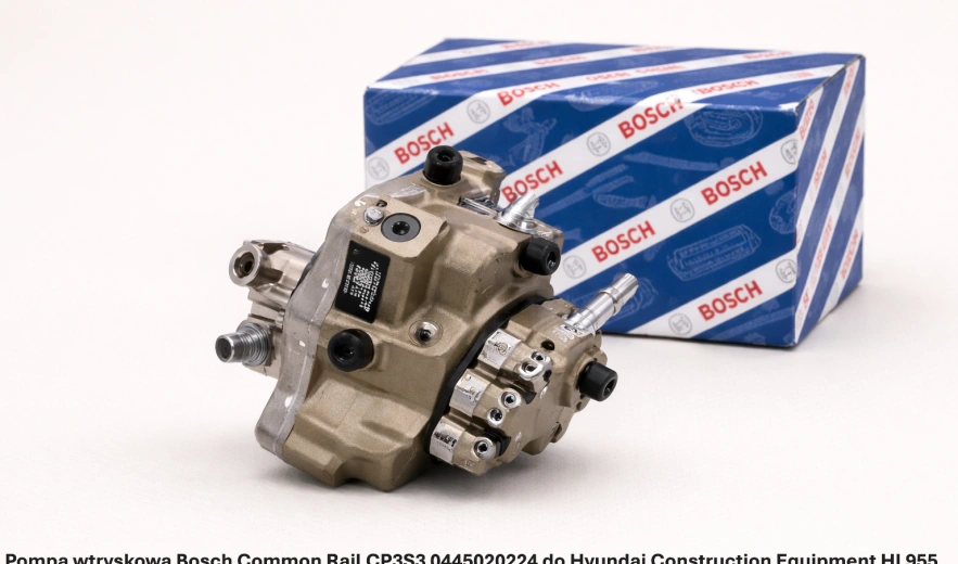 Pompa wtryskowa Bosch Common Rail CP3S3 0445020224 do Hyundai Construction Equipment HL955, Cummins QSB6.7 - nowa, regeneracja, cena
