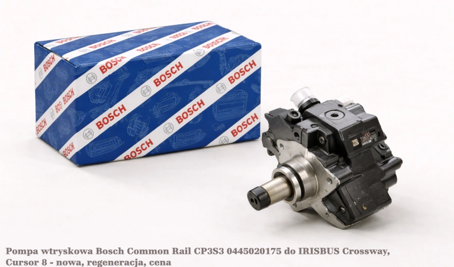 Pompa wtryskowa Bosch Common Rail CP3S3 0445020175 do IRISBUS Crossway, Cursor 8 - nowa, regeneracja, cena