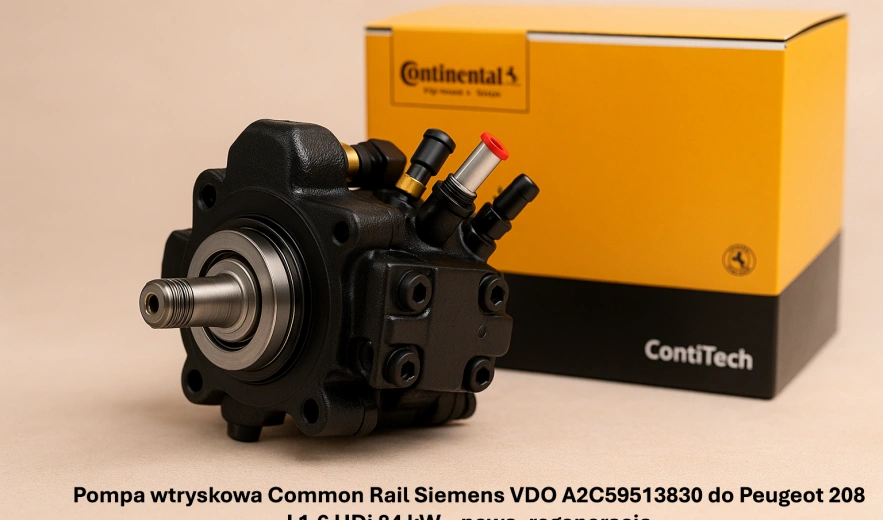 Pompa wtryskowa Common Rail Siemens VDO A2C59513830 do Peugeot 208 I 1.6 HDi 84 kW – nowa, regeneracja