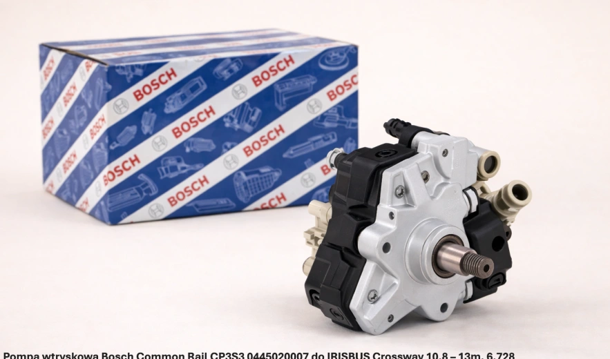 Pompa wtryskowa Bosch Common Rail CP3S3 0445020007 do IRISBUS Crossway 10.8 – 13m, 6.728 - nowa, regeneracja, cena
