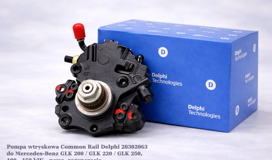 Pompa wtryskowa Common Rail Delphi 28302063 do Mercedes-Benz GLK 200 / GLK 220 / GLK 250, 100 - 150 kW – nowa, regeneracja