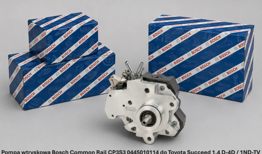 Pompa wtryskowa Bosch Common Rail CP3S3 0445010114 do Toyota Succeed 1.4 D-4D / 1ND-TV - nowa, regeneracja, cena