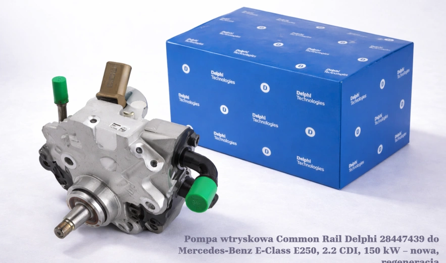 Pompa wtryskowa Common Rail Delphi 28447439 do Mercedes-Benz E-Class E250, 2.2 CDI, 150 kW – nowa, regeneracja