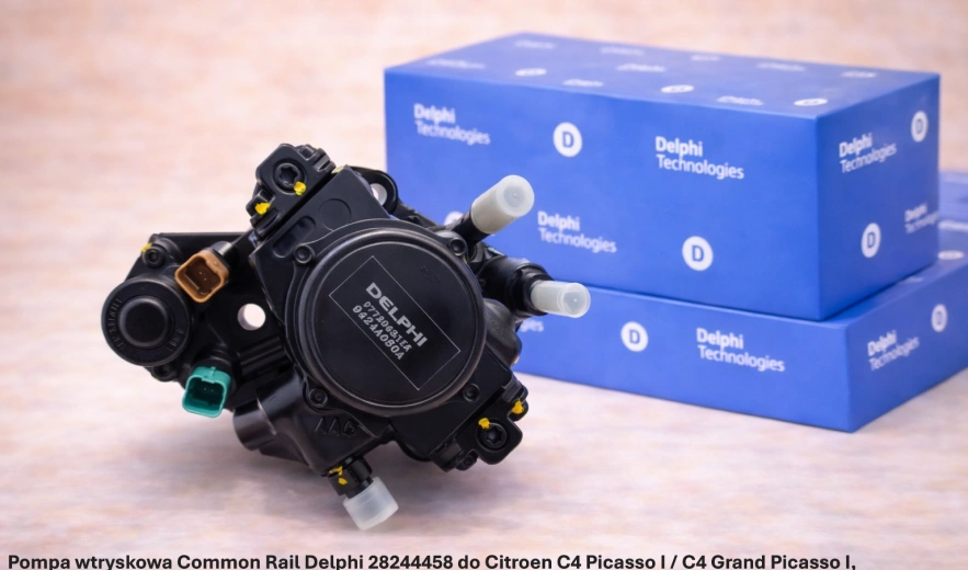 Pompa wtryskowa Common Rail Delphi 28244458 do Citroen C4 Picasso I / C4 Grand Picasso I, 110-120kW– nowa, regeneracja