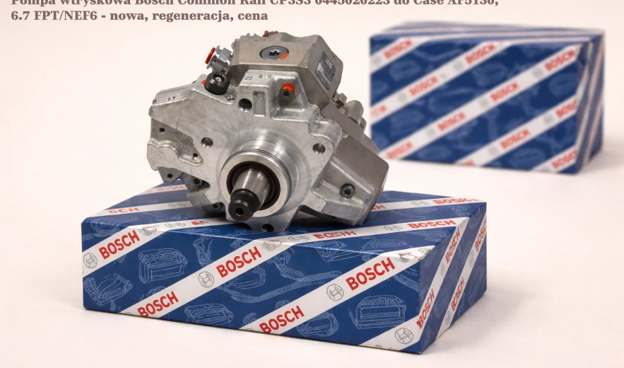 Pompa wtryskowa Bosch Common Rail CP3S3 0445020223 do Case AF5130, 6.7 FPT/NEF6 - nowa, regeneracja, cena