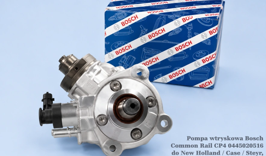 Pompa wtryskowa Bosch Common Rail CP4 0445020516 do New Holland / Case / Steyr, 3.4 FPT - nowa, regeneracja, cena