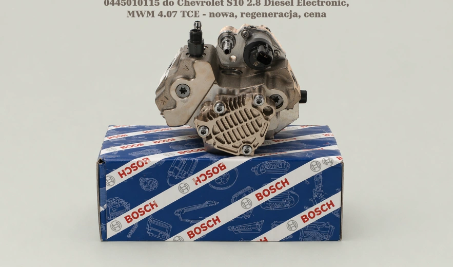 Pompa wtryskowa Bosch Common Rail CP3S3 0445010115 do Chevrolet S10 2.8 Diesel Electronic, MWM 4.07 TCE - nowa, regeneracja, cena