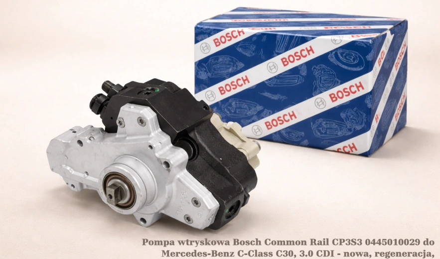 Pompa wtryskowa Bosch Common Rail CP3S3 0445010029 do Mercedes-Benz C-Class C30, 3.0 CDI - nowa, regeneracja, cena