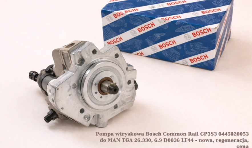 Pompa wtryskowa Bosch Common Rail CP3S3 0445020053 do MAN TGA 26.330, 6.9 D0836 LF44 - nowa, regeneracja, cena