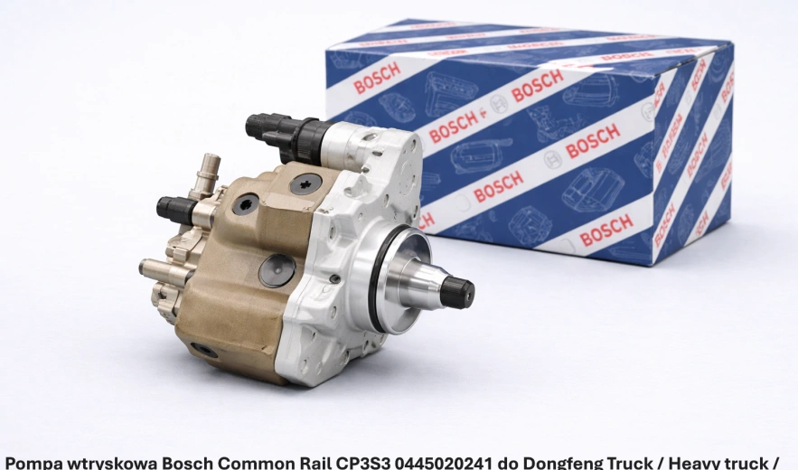 Pompa wtryskowa Bosch Common Rail CP3S3 0445020241 do Dongfeng Truck / Heavy truck / Bus / Van / Commercial vehicle, ISDe270, 6.7 l - nowa, regeneracja, cena