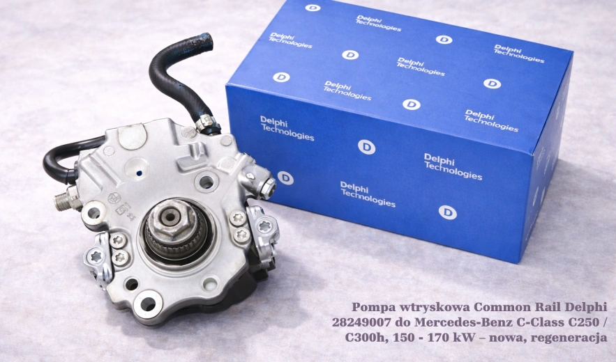 Pompa wtryskowa Common Rail Delphi 28249007 do Mercedes-Benz C-Class C250 / C300h, 150 - 170 kW – nowa, regeneracja