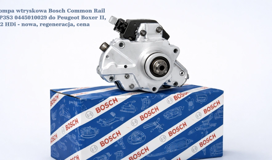 Pompa wtryskowa Bosch Common Rail CP3S3 0445010029 do Peugeot Boxer II, 2.2 HDi - nowa, regeneracja, cena