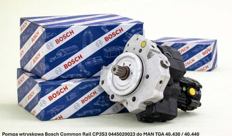 Pompa wtryskowa Bosch Common Rail CP3S3 0445020023 do MAN TGA 40.430 / 40.440 – D2066 LF01/LF11 - nowa, regeneracja, cena