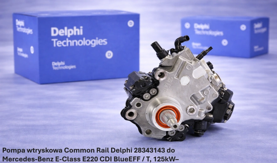 Pompa wtryskowa Common Rail Delphi 28343143 do Mercedes-Benz E-Class E220 CDI BlueEFF / T, 125kW– nowa, regeneracja