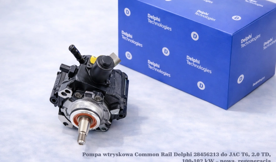 Pompa wtryskowa Common Rail Delphi 28456213 do JAC T6, 2.0 TD, 100-102 kW – nowa, regeneracja