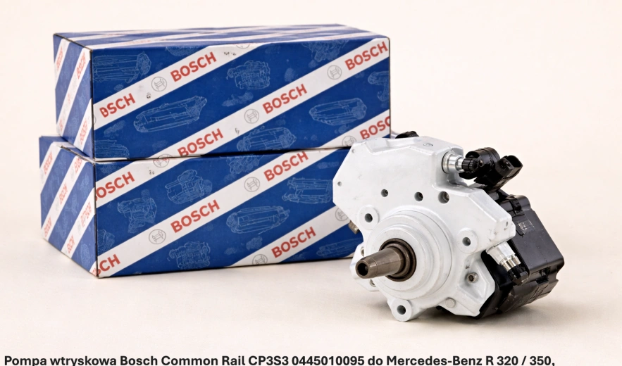 Pompa wtryskowa Bosch Common Rail CP3S3 0445010095 do Mercedes-Benz R 320 / 350, 3.0 CDI - nowa, regeneracja, cena