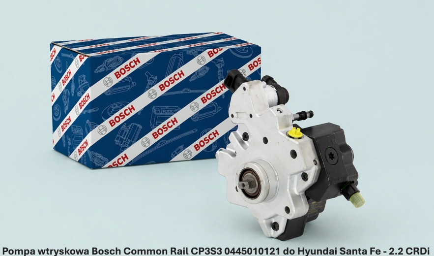 Pompa wtryskowa Bosch Common Rail CP3S3 0445010121 do Hyundai Santa Fe - 2.2 CRDi - nowa, regeneracja, cena