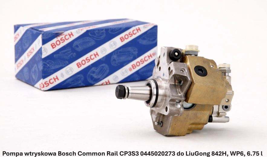 Pompa wtryskowa Bosch Common Rail CP3S3 0445020273 do LiuGong 842H, WP6, 6.75 l - nowa, regeneracja, cena
