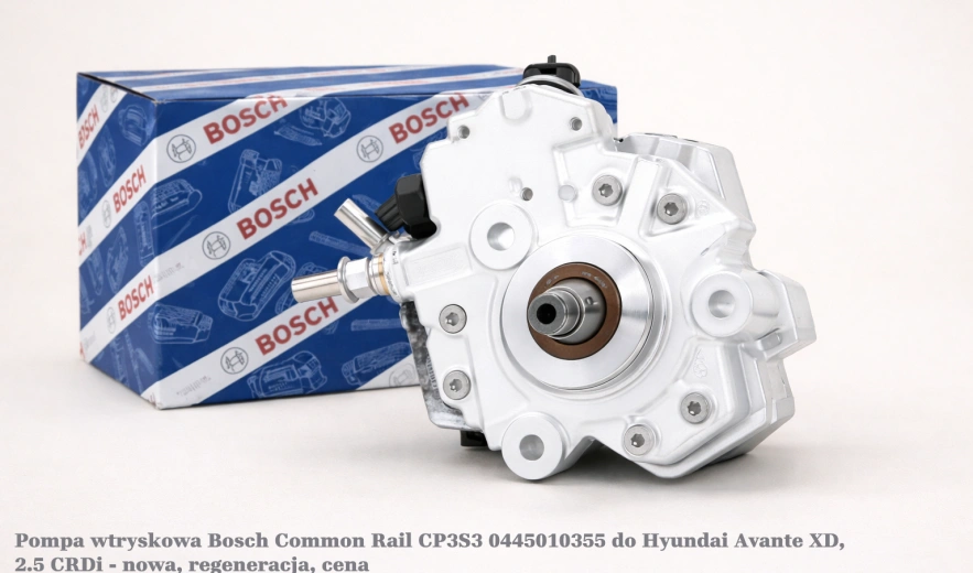 Pompa wtryskowa Bosch Common Rail CP3S3 0445010355 do Hyundai Avante XD, 2.5 CRDi - nowa, regeneracja, cena