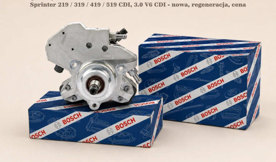Pompa wtryskowa Bosch Common Rail CP3HS3 0445010323 do Mercedes-Benz Sprinter 219 / 319 / 419 / 519 CDI, 3.0 V6 CDI - nowa, regeneracja, cena