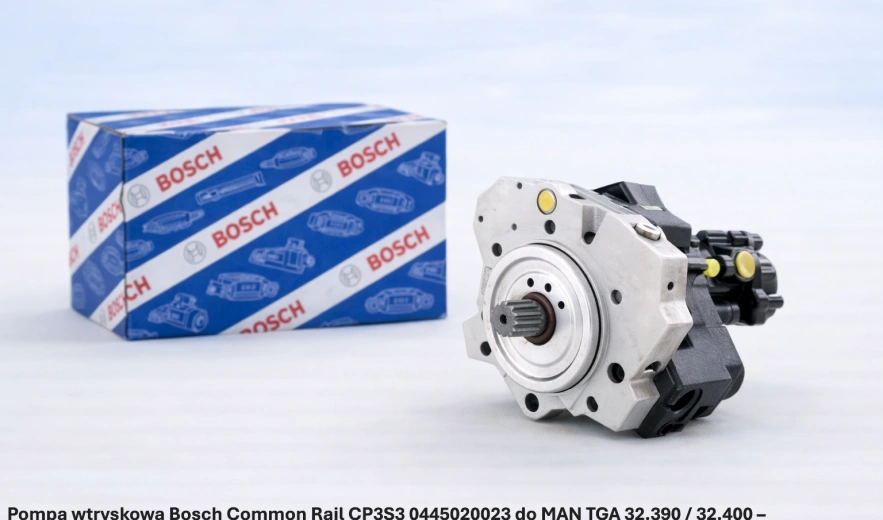 Pompa wtryskowa Bosch Common Rail CP3S3 0445020023 do MAN TGA 32.390 / 32.400 – D2066 LF02/LF12 - nowa, regeneracja, cena