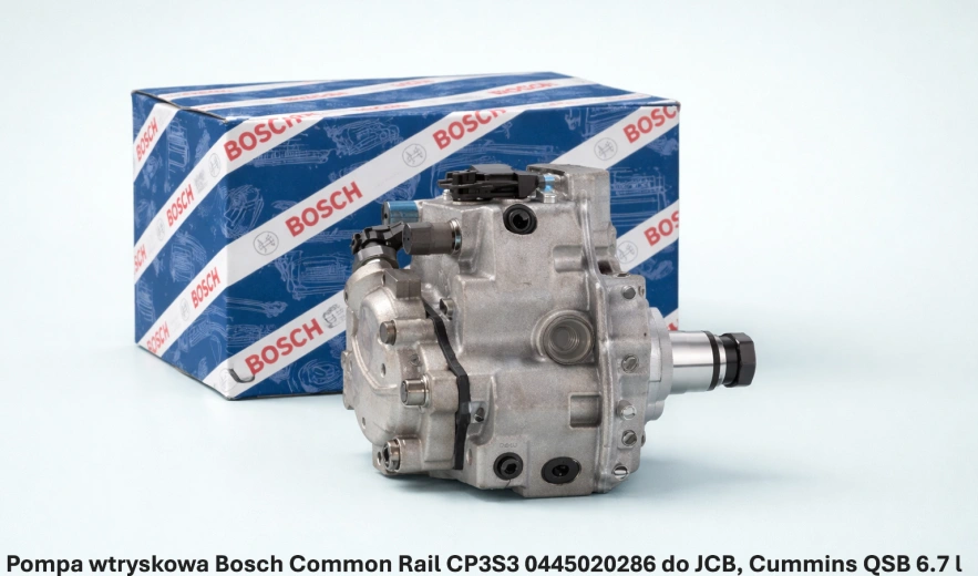 Pompa wtryskowa Bosch Common Rail CP3S3 0445020286 do JCB, Cummins QSB 6.7 l - nowa, regeneracja, cena