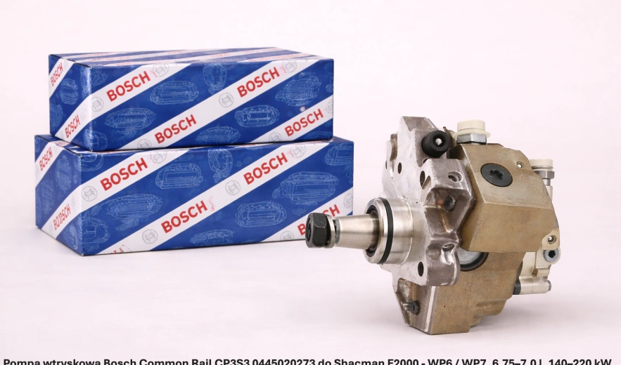 Pompa wtryskowa Bosch Common Rail CP3S3 0445020273 do Shacman F2000 - WP6 / WP7, 6.75–7.0 l - nowa, regeneracja, cena