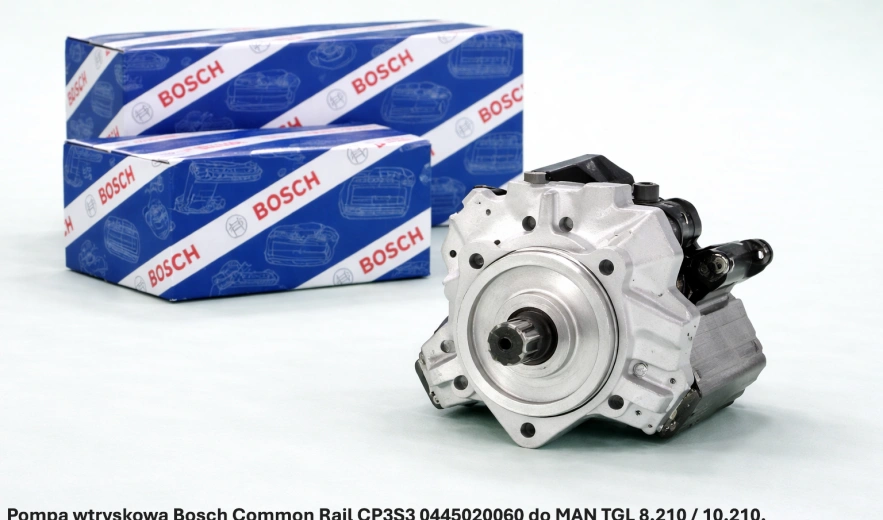Pompa wtryskowa Bosch Common Rail CP3S3 0445020060 do MAN TGL 8.210 / 10.210, 4.6 l, D0834 LFL 42 / 52 / 55 - nowa, regeneracja, cena